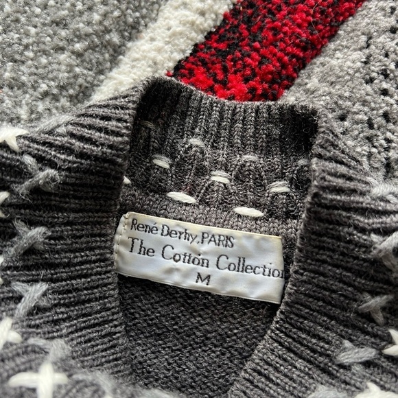 Rene Derhy Paris The Cotton Collection Wool Blend Sweater Dress - Picture 5 of 7